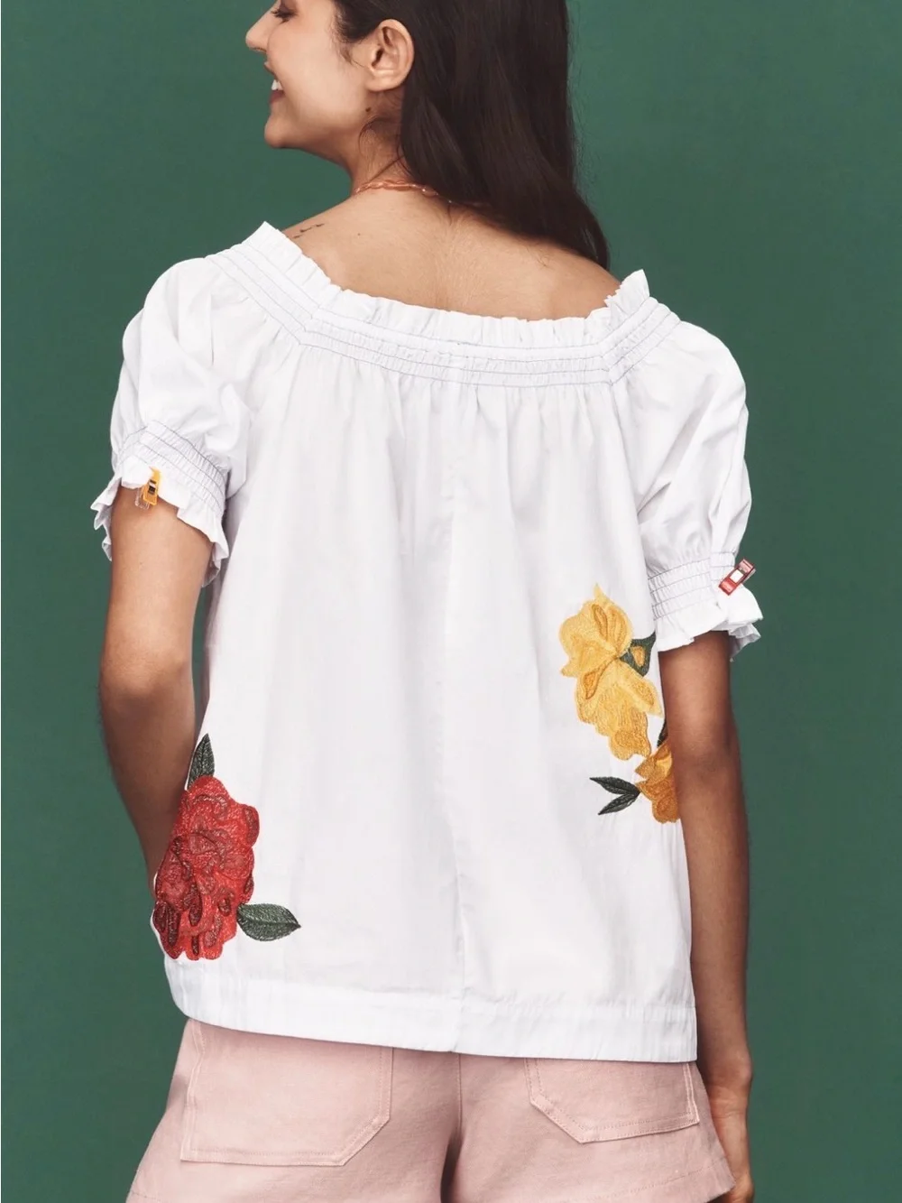 Anthropologie cream short